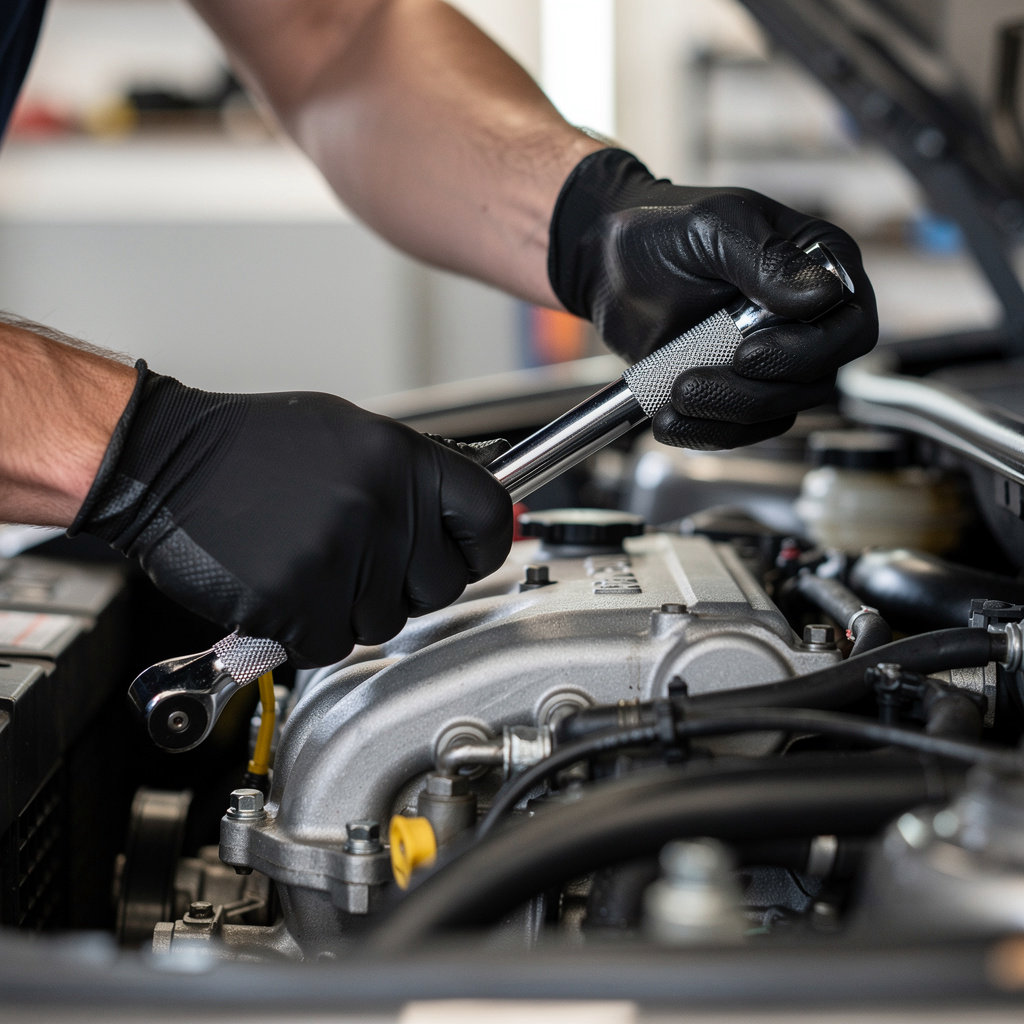 Econo Auto Center owner Rudy Diaz providing expert automotive repair service in Santa Barbara